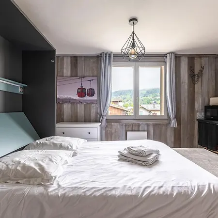 Διαμέρισμα Vue Montagnes Depuis Le Lit - 1 Piece - Navettes 50m - Tramway Mont-blanc Saint-Gervais-les-Bains