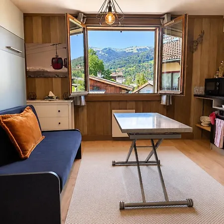 Vue Montagnes Depuis Le Lit - 1 Piece - Navettes 50m - Tramway Mont-blanc Διαμέρισμα